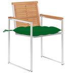 Gartenstühle 6 Stk. mit Kissen Massivholz Teak