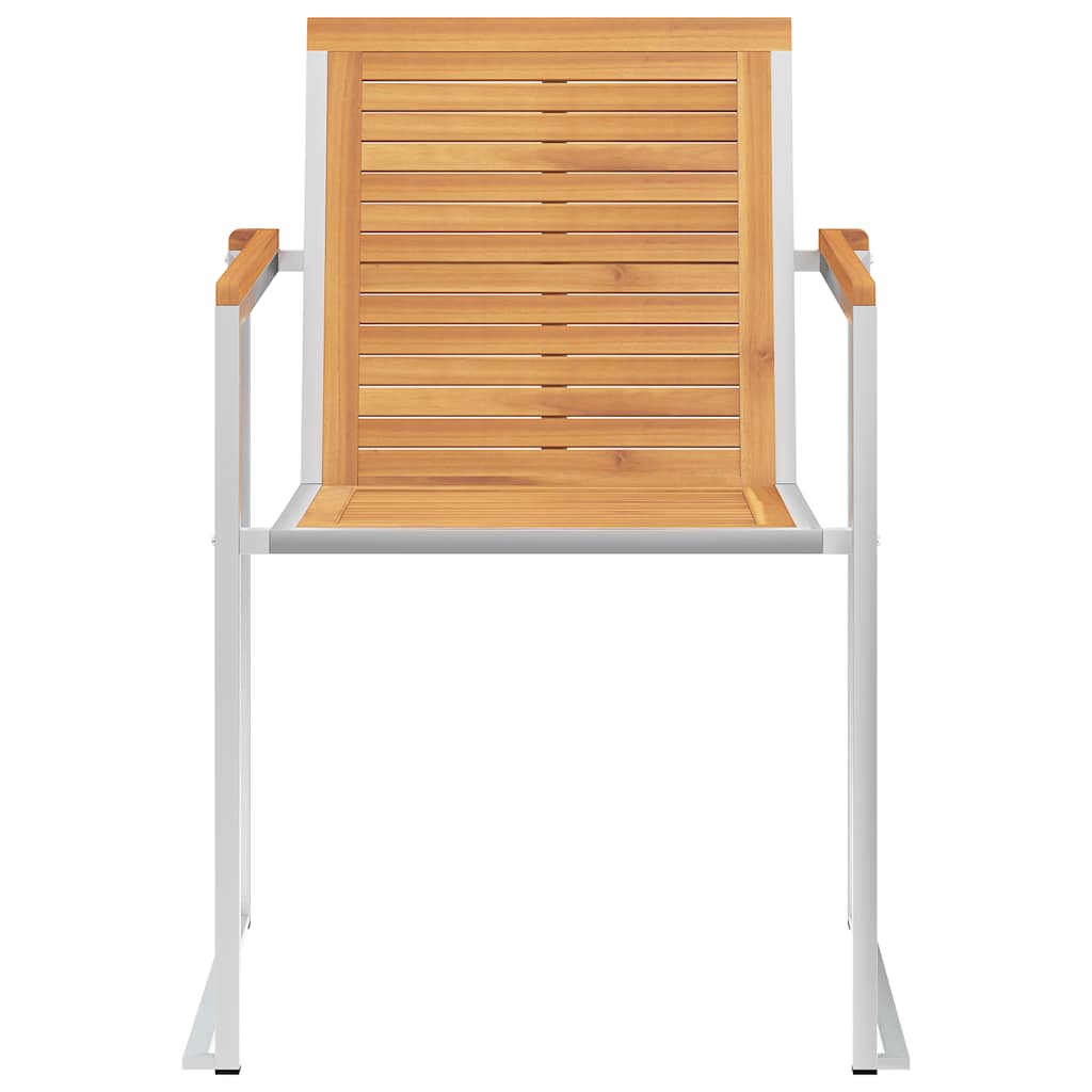 Gartenstühle 8 Stk. mit Kissen Massivholz Teak