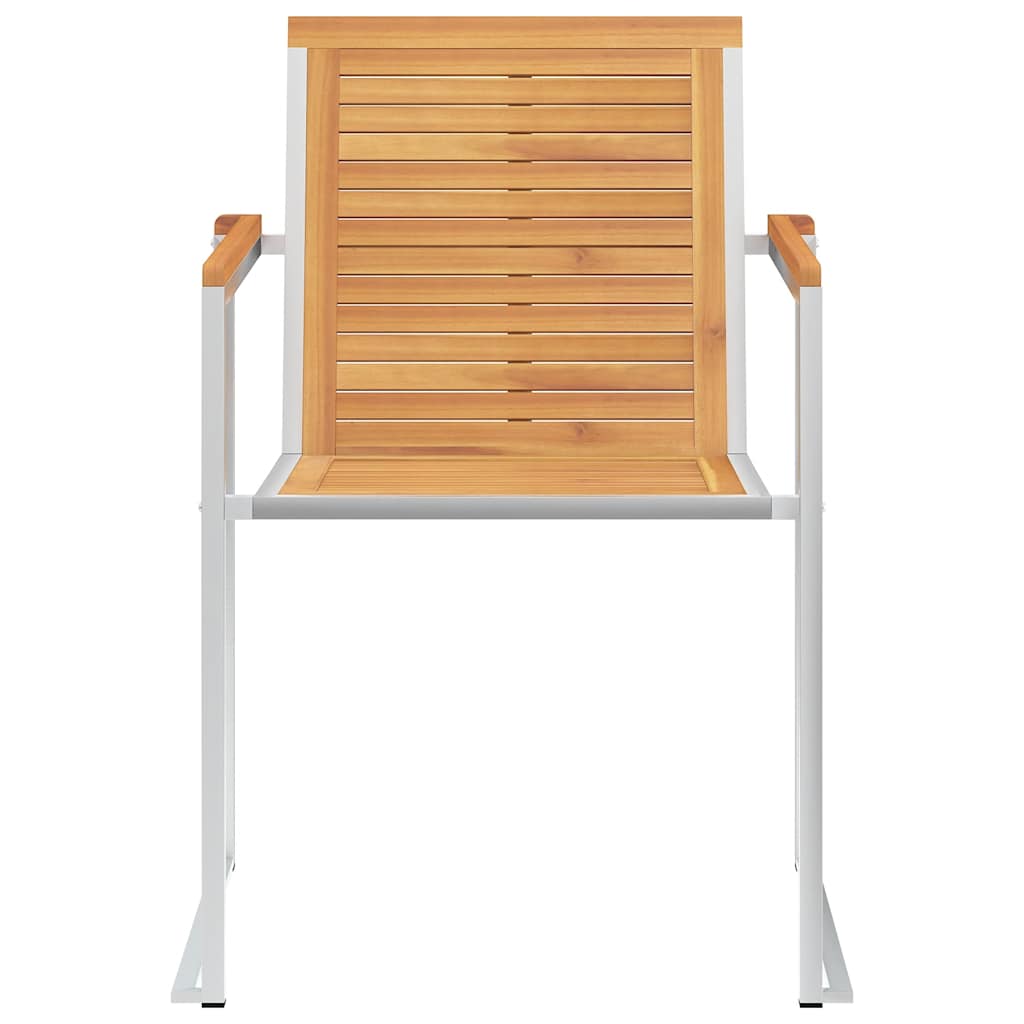 Gartenstühle 8 Stk. mit Kissen Massivholz Teak