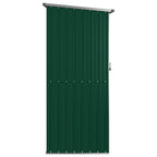 Gartenhaus Grün 118,5x97x209,5 cm Verzinkter Stahl