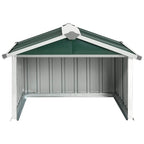 Rasenmäher Garage 92x97x63 cm Verzinkter Stahl Grün