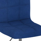Esszimmerstühle 2 Stk. Drehbar Blau Stoff