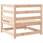 Garten-Ecksofas 2 Stk. mit Kissen Massivholz Kiefer
