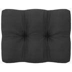 2-tlg. Garten-Lounge-Set mit Kissen Kiefer Massivholz
