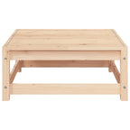 2-tlg. Garten-Lounge-Set mit Kissen Massivholz Kiefer
