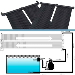 vidaXL Solar-Panel Poolheizung 4 Stk. 80x310 cm