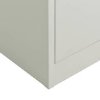 Schließfachschrank Hellgrau 90x40x180 cm Stahl