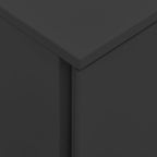 Aktenschrank mit Rollen Anthrazit 39x45x67 cm Stahl