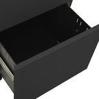 Aktenschrank mit Rollen Anthrazit 39x45x67 cm Stahl