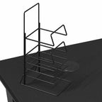 Gaming-Schreibtisch mit K-Gestell Schwarz und Rot 110x60x75 cm