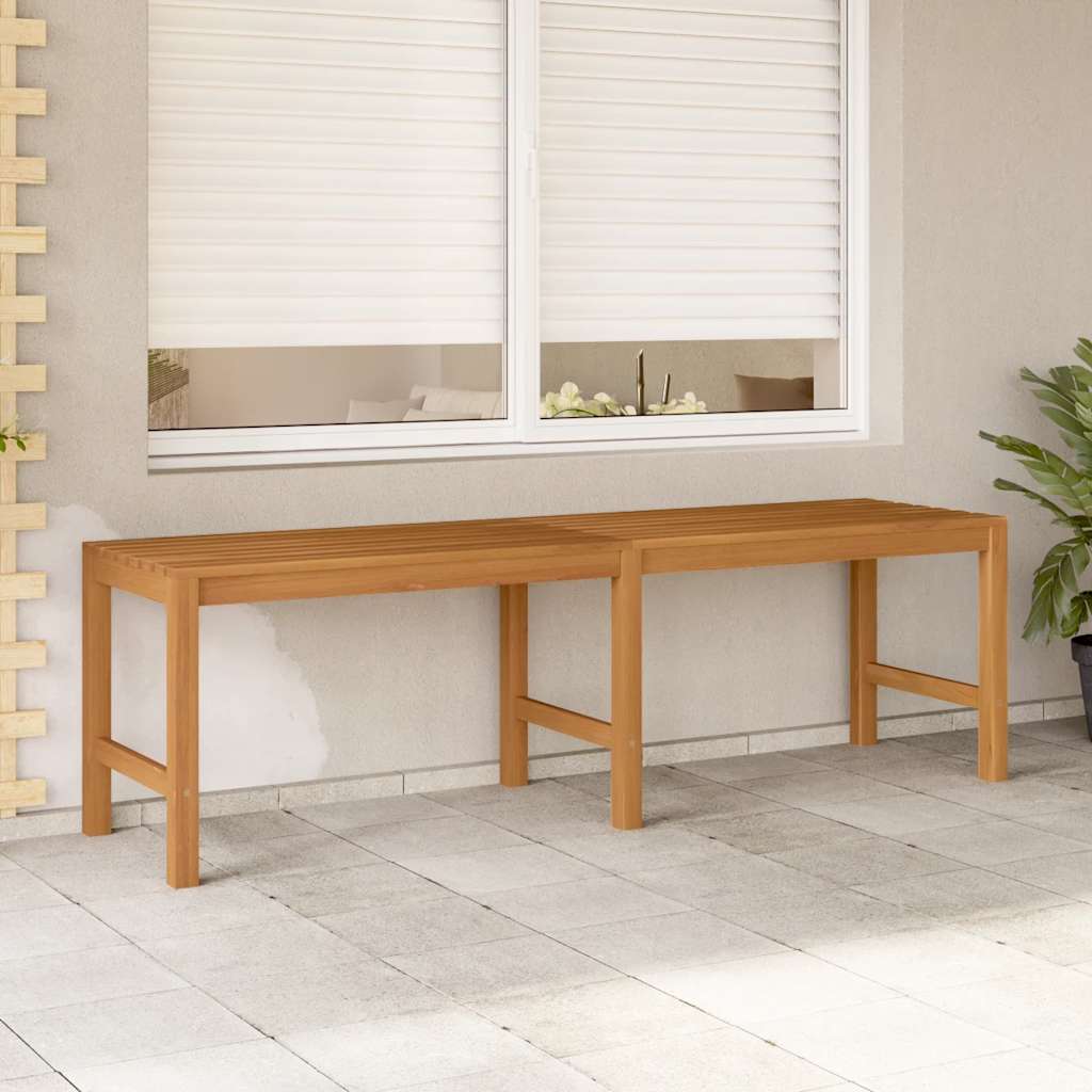 Gartenbank 150 cm Massivholz Teak