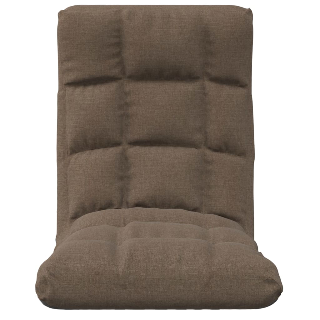 Bodenstuhl Faltbar Taupe Stoff