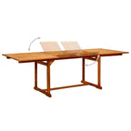Garten-Esstisch (160-240)x100x75 cm Massivholz Akazie