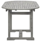 Garten-Esstisch (120-170)x80x75 cm Massivholz Akazie