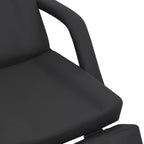 Kosmetikstuhl Kunstleder Schwarz 180x62x78 cm