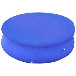 vidaXL Poolabdeckungen 2 Stk. PE Rund 460 cm 90 g/m²