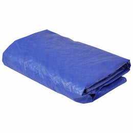 vidaXL Poolabdeckungen 2 Stk. PE Rund 540 cm 90 g/m²