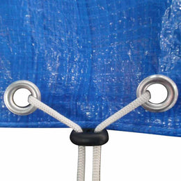 vidaXL Poolabdeckungen 2 Stk. PE Rund 540 cm 90 g/m²