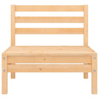 Garten-Mittelsofa Massivholz Kiefer