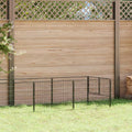 Hundezwinger Schwarz 8 m² Stahl