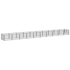 Hundezwinger Schwarz 10 m² Stahl