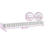 Hundezwinger Schwarz 10 m² Stahl