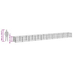 Hundezwinger Schwarz 10 m² Stahl
