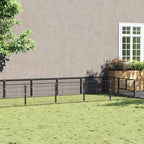 Hundezwinger Schwarz 20 m² Stahl