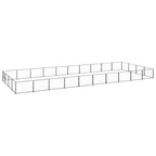 Hundezwinger Schwarz 40 m² Stahl