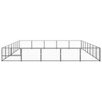 Hundezwinger Schwarz 35 m² Stahl