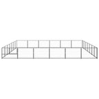 Hundezwinger Schwarz 42 m² Stahl