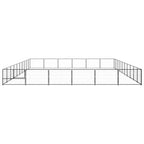 Hundezwinger Schwarz 60 m² Stahl