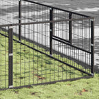 Hundezwinger Schwarz 64 m² Stahl