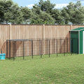 Hundezwinger Schwarz 4,84 m² Stahl