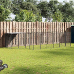 Hundezwinger Schwarz 8,47 m² Stahl