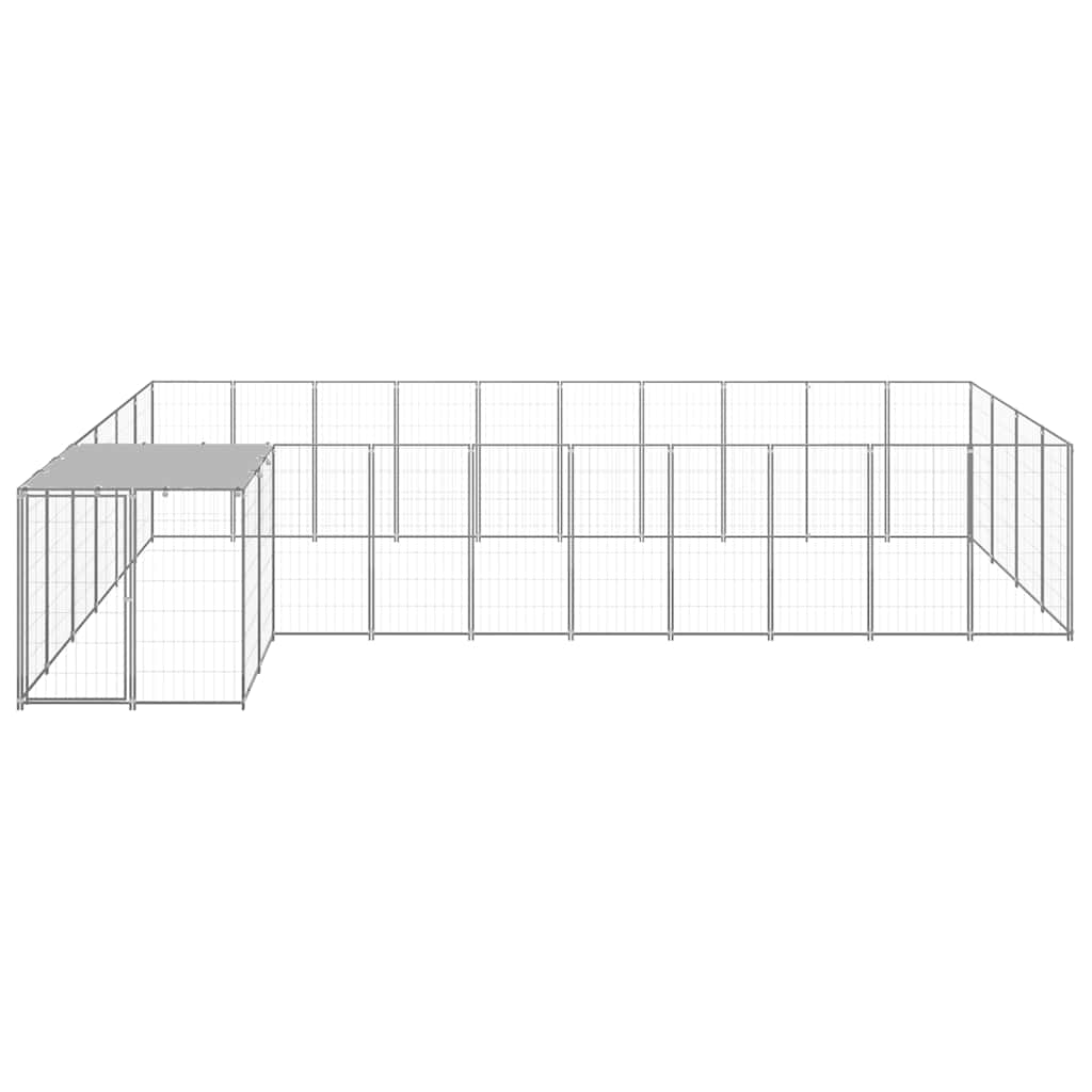 Hundezwinger Silbern 13,31 m² Stahl