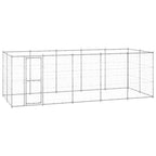 Outdoor-Hundezwinger Verzinkter Stahl 12,1 m²