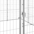 Outdoor-Hundezwinger Verzinkter Stahl 24,2 m²