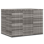 Garten-Kissenbox PE Rattan 145x100x103 cm Grau