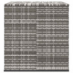 Garten-Kissenbox PE Rattan 145x100x103 cm Grau