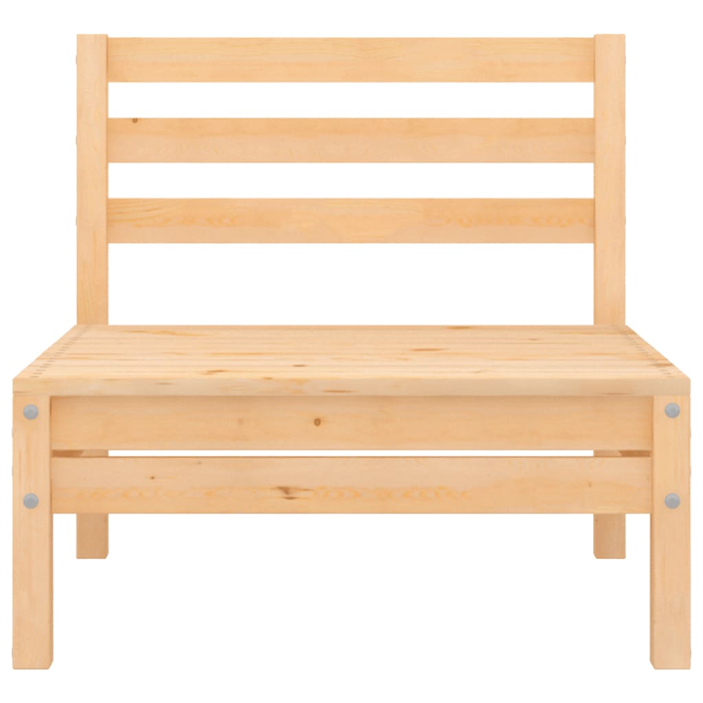 3-tlg. Garten-Lounge-Set Massivholz Kiefer