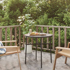 Beistelltisch Schwarz 45 cm Poly Rattan