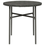Beistelltisch Grau 45 cm Poly Rattan