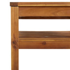 8-tlg. Garten-Lounge-Set mit Creme Kissen Massivholz Akazie