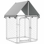 Outdoor-Hundezwinger mit Dach 100x100x150 cm