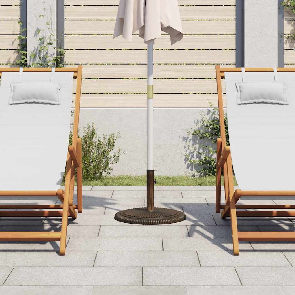 Sonnenschirmständer Bronzen 45x45x30 cm Gusseisen