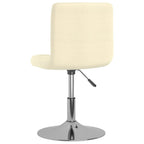 Esszimmerstuhl Drehbar Creme Stoff