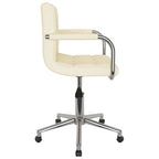 Esszimmerstuhl Drehbar Creme Stoff