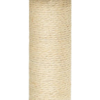 Kratzbaum mit Sisal-Kratzsäulen Creme 155 cm