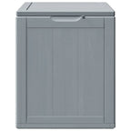 Garten-Aufbewahrungsbox 90 L Grau PP-Holzoptik